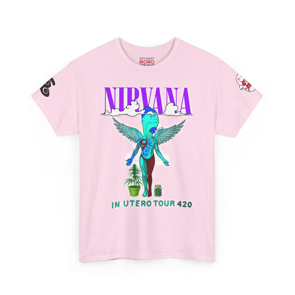 UNCORIN NIRVANA Unisex Heavy Cotton T-Shirts