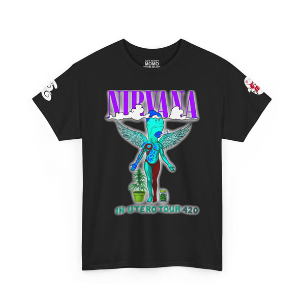 UNCORIN NIRVANA Unisex Heavy Cotton T-Shirts