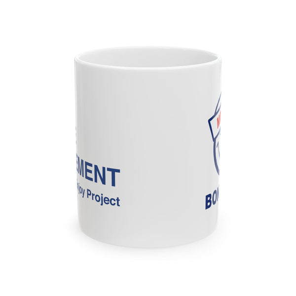 ALM Original Ceramic Mug, (11oz, 15oz)"Bonjour"