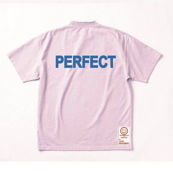 Perfect ribs®︎×A LOVE MOVEMENT】 "ART LOVE MUSIC" Basic Short Sleeve T Shirt