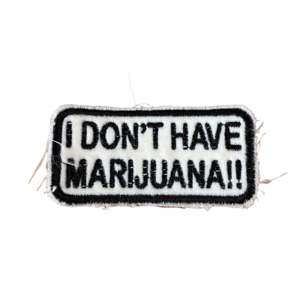 Rectangular Patch with Text Variety