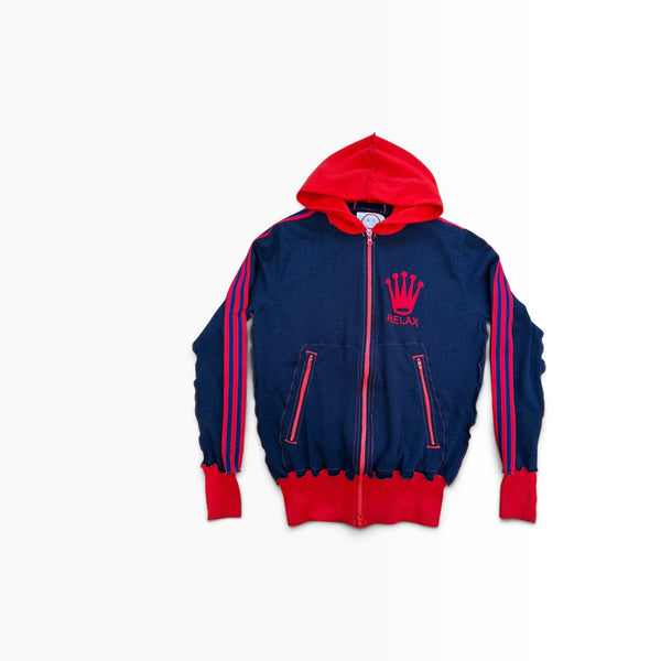 RELAX recycled cashmere hoodie front