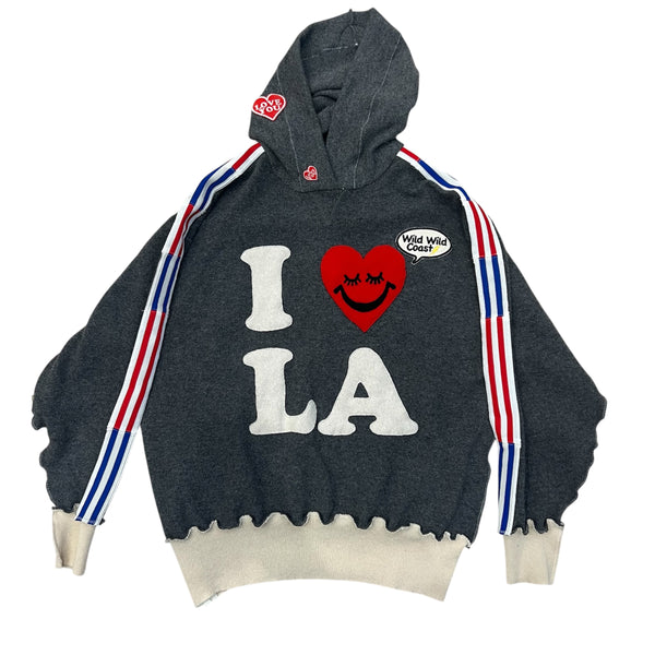 A Love Movement Cashmere Hoodie Sweater, I Love LA