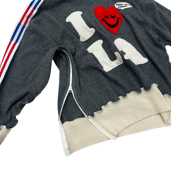 A Love Movement Cashmere Hoodie Sweater, I Love LA