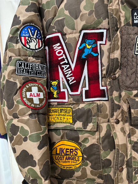 A love movement custom puffer jacket