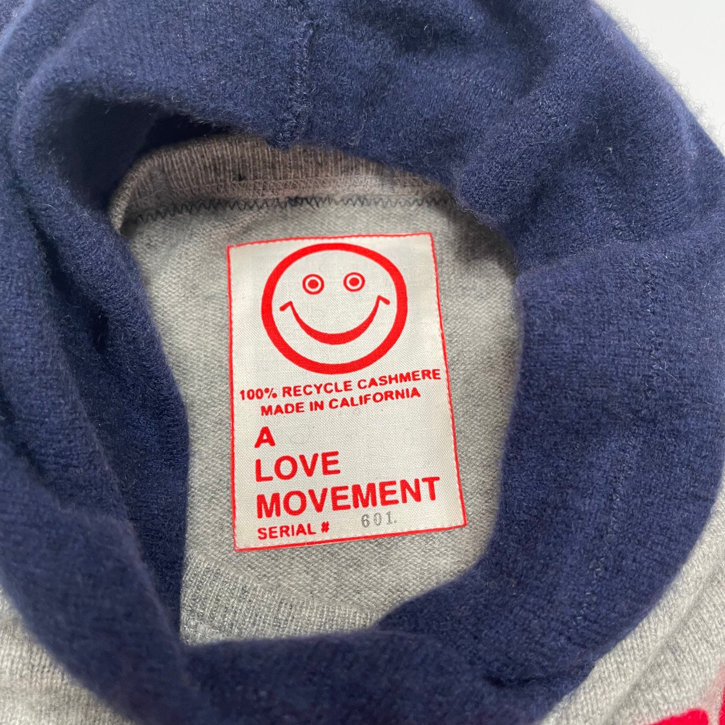 A LOVE MOVEMENT CASHMERE HOODIE SWEATER