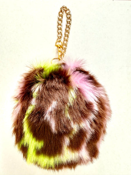 Faux Fur Pom Charm - A Love Movement