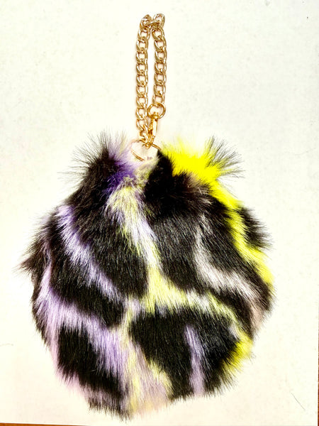 Faux Fur Pom Charm - A Love Movement
