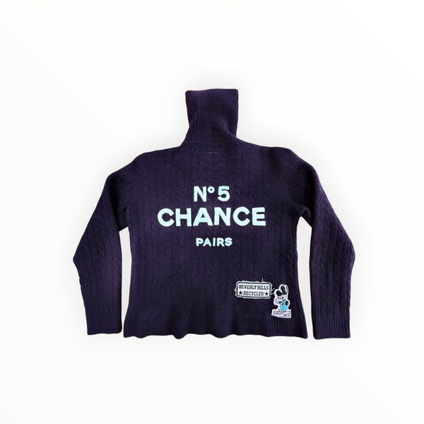 Vintage Polo Ralph Lauren Cashmere Remake - "N°5 CHANCE PAIRS" Ladies Medium size - A LOVE MOVEMENT