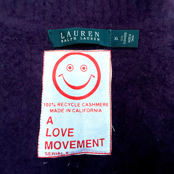 Vintage Polo Ralph Lauren Cashmere Remake - "N°5 CHANCE PAIRS" Ladies Medium size - A LOVE MOVEMENT
