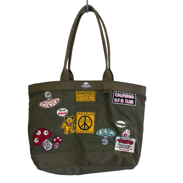 MOMO original recycled military tote bag