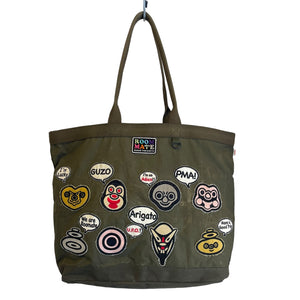 MOMO x HAROSHI original recycled military tote bag