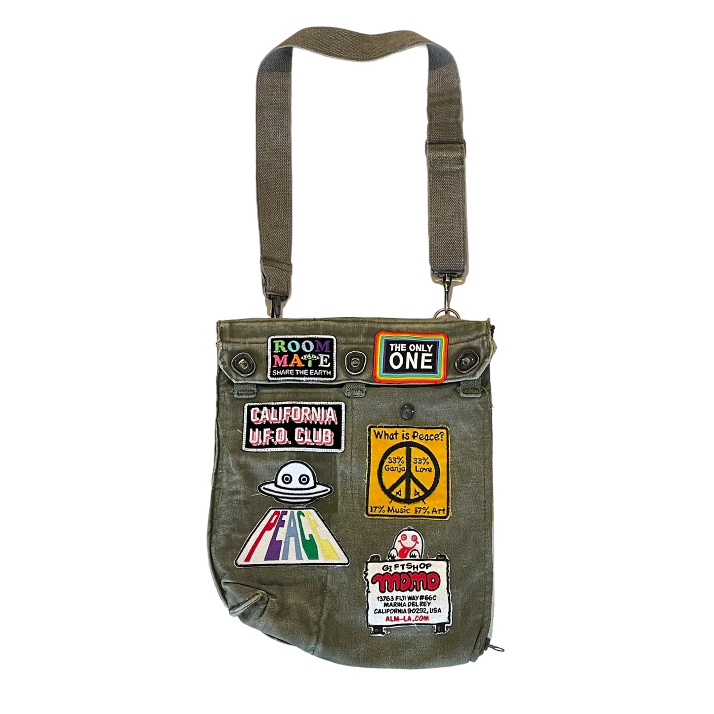 MOMO original recycled military shoulder bag