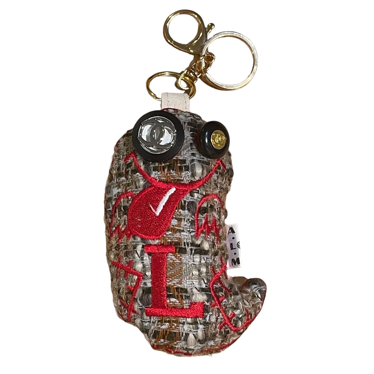 Linton Tweeds Chanel Button Mottainai Obake Charm  #8