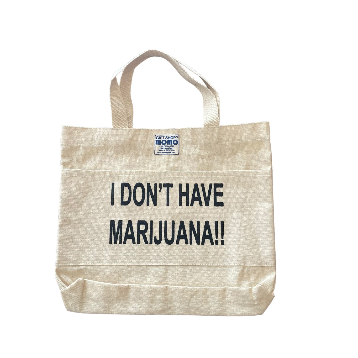 thumbnail image 2 of CMNIM Marijuana Gift Tote Bag - 420 Gift - A Day Without Weed 2 of 13
