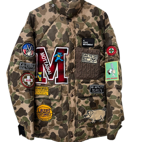 A love movement custom puffer jacket