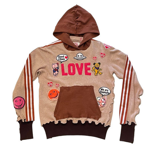 A LOVE MOVEMENT CASHMERE HOODIE