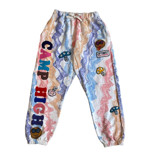 Camp High Recycled  Sweat Pants Marble