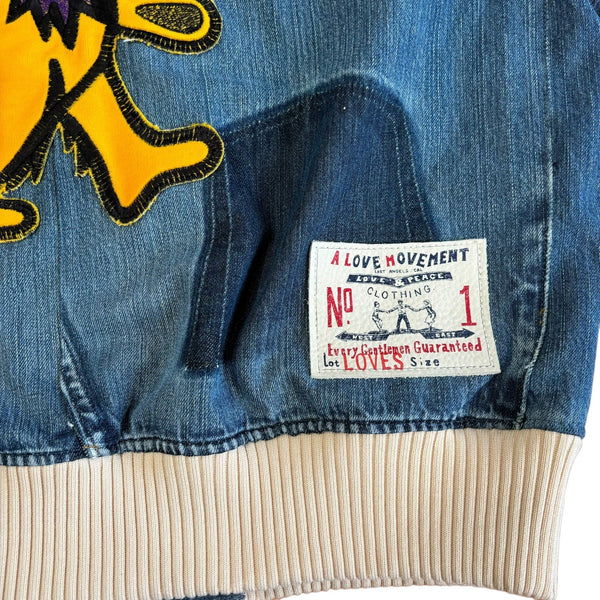 Perfect ribs x ALM Denim Remake Bomber Jacket