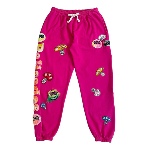 Camp High Recycled  Sweat Pants Pink