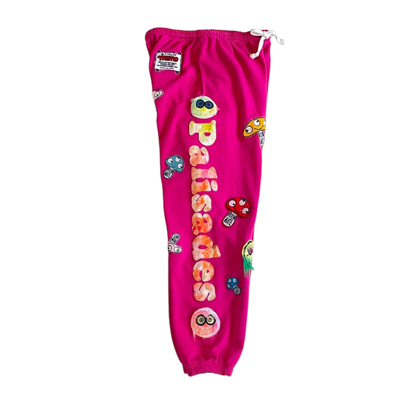 Camp High Recycled  Sweat Pants Pink