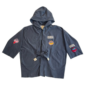 Camp High Robe and Pants Set  Charcoal