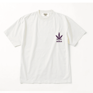 【Perfect ribs×A LOVE MOVEMENT】"LOVE&PEACE" Basic Short Sleeve T Shirt / White