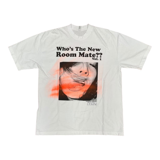 Yasumasa Yonehara  x Roommate collaboration Custom Paint T-shirt w/Signature #6  SizeXL