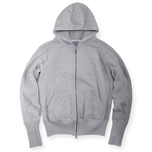 Basic Zip Hoodie / Gray