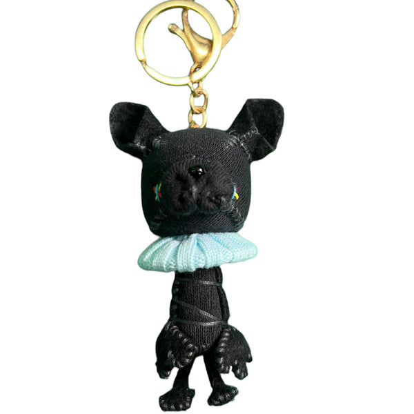 【Perfect ribs×togawadoll】Cat Key Holder/BLACK