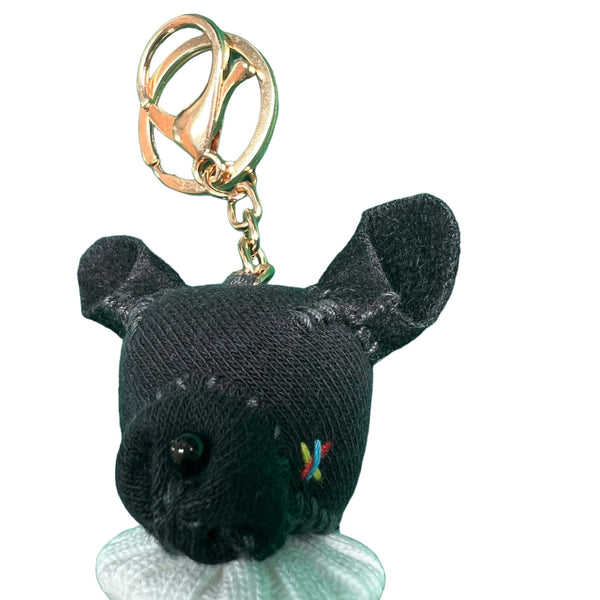 【Perfect ribs×togawadoll】Cat Key Holder/BLACK