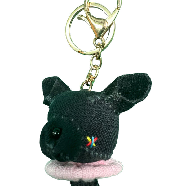 【Perfect ribs×togawadoll】Cat Key Holder/BLACK