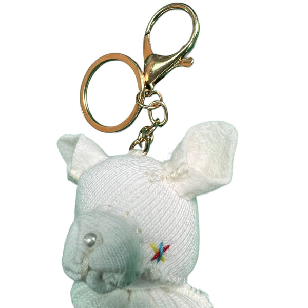 【Perfect ribs×togawadoll】Cat Key Holder/WHITE