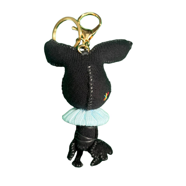 【Perfect ribs×togawadoll】Rabbit Key Holder/BLACK