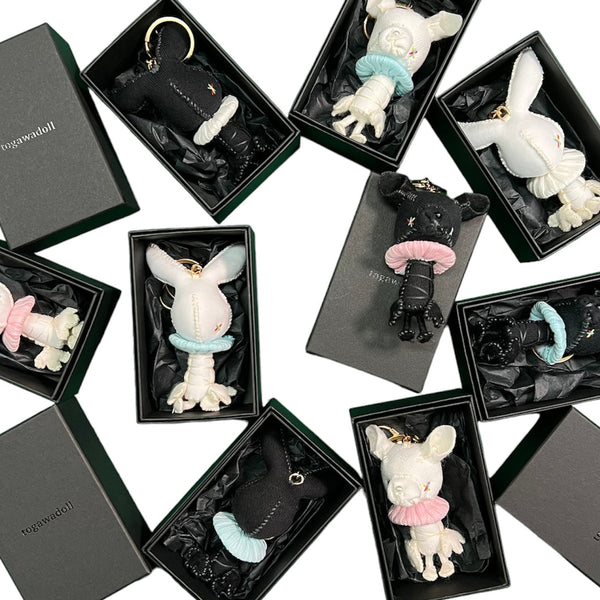 【Perfect ribs×togawadoll】Rabbit Key Holder/WHITE