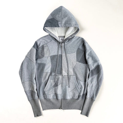 Remake Scrap Sweat Zip Hoodie